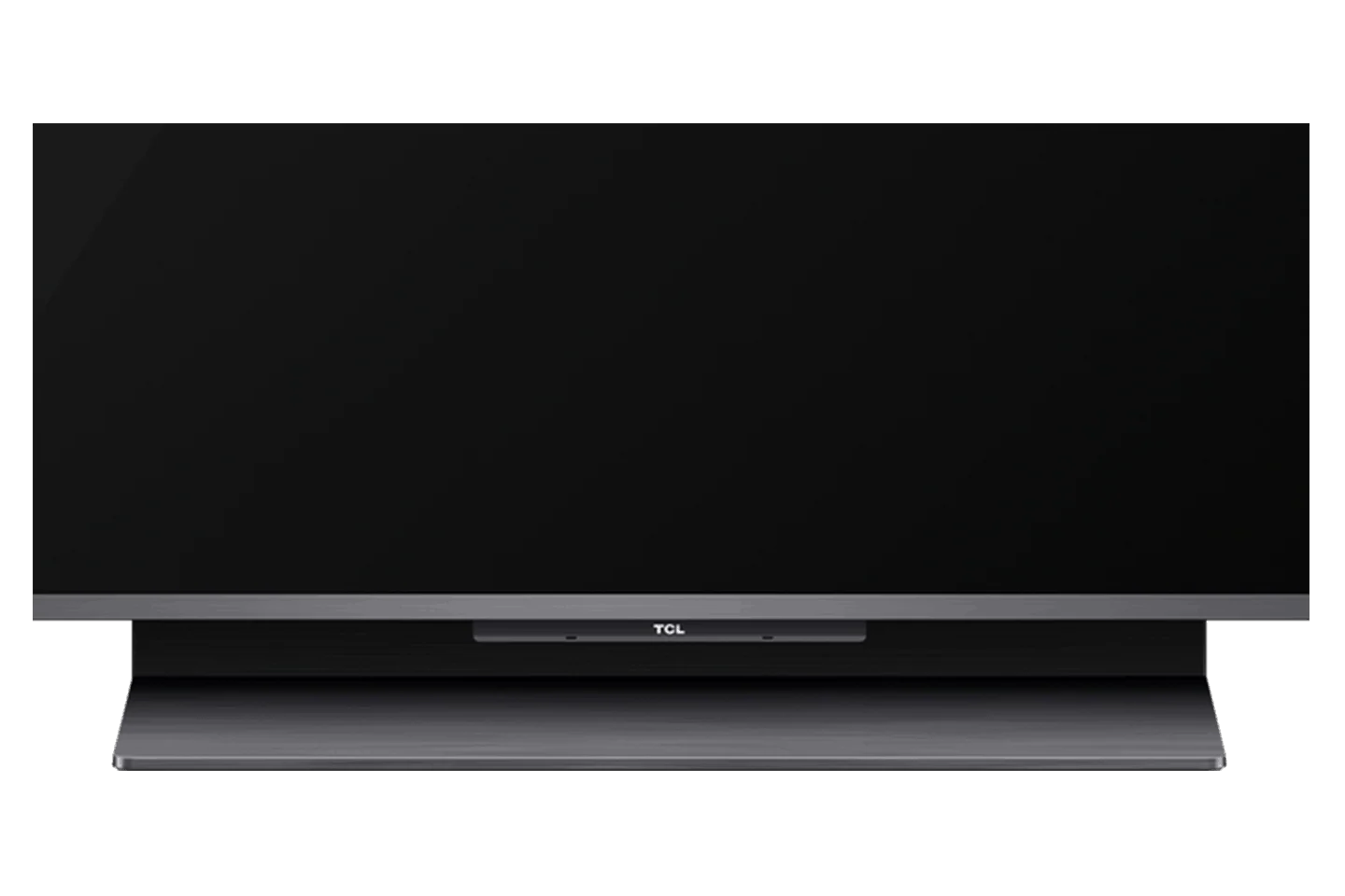 Open box TCL 85-inch QM8L Series 4K UHD HDR Mini LED Smart TV with Dolby Vision, Atmos, 144Hz, Google TV interface.