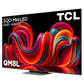Open box TCL 85-inch QM8L Series 4K UHD HDR Mini LED Google TV with Dolby Vision and Atmos, 144Hz refresh rate.