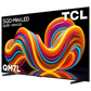 Open box TCL 98-inch QM7L Series 4K UHD Smart TV with Dolby Vision, HDR, Mini LED, 144Hz, Dolby Atmos, Google TV interface.