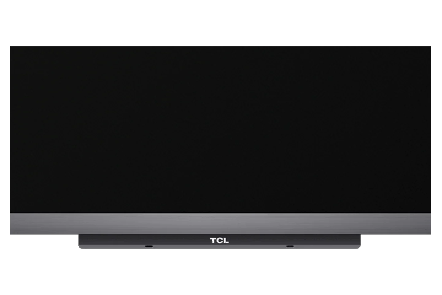 Open box TCL 98-inch QM8L Series 4K UHD HDR Mini LED Smart TV with Dolby Vision, Atmos, and Google TV interface.