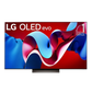 Open box - LG 77" C4 OLED evo 4K Smart TV - α9 AI Processor 4K, Alexa Built-in, 144Hz Refresh Rate, HDMI 2.1, G-Sync, FreeSync, VRR- (OLED77C4PUA) 2024 LG