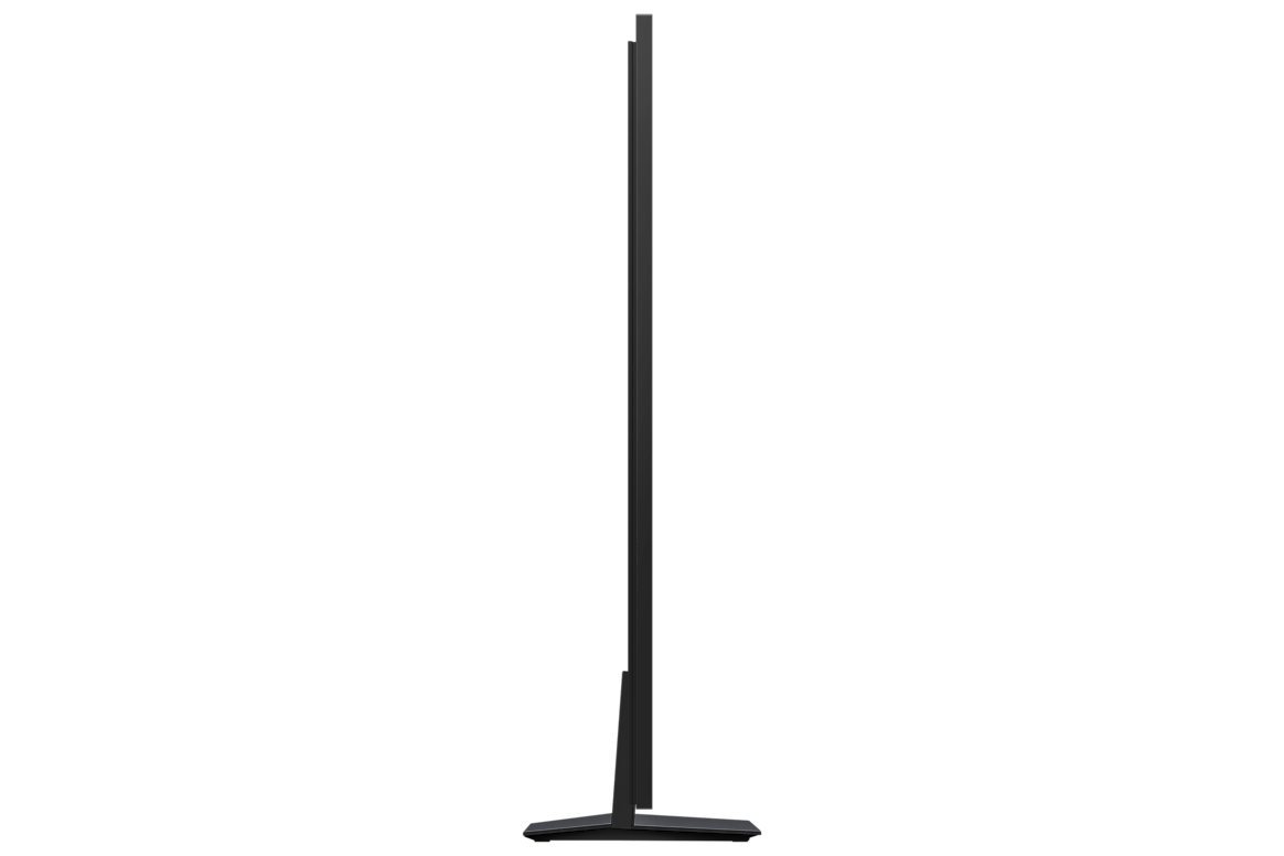 Samsung R95H Micro RGB 4K Vision AI Smart TV showing vibrant screen with sleek black frame and slim design.