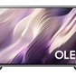 Samsung S95H OLED 4K Vision AI Smart TV with slim design and vibrant display, showcasing a sleek modern home entertainment setup.