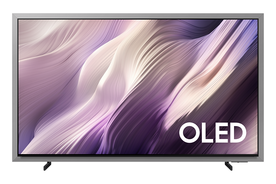 Samsung S95H OLED 4K Vision AI Smart TV with slim design and vibrant display, showcasing a sleek modern home entertainment setup.